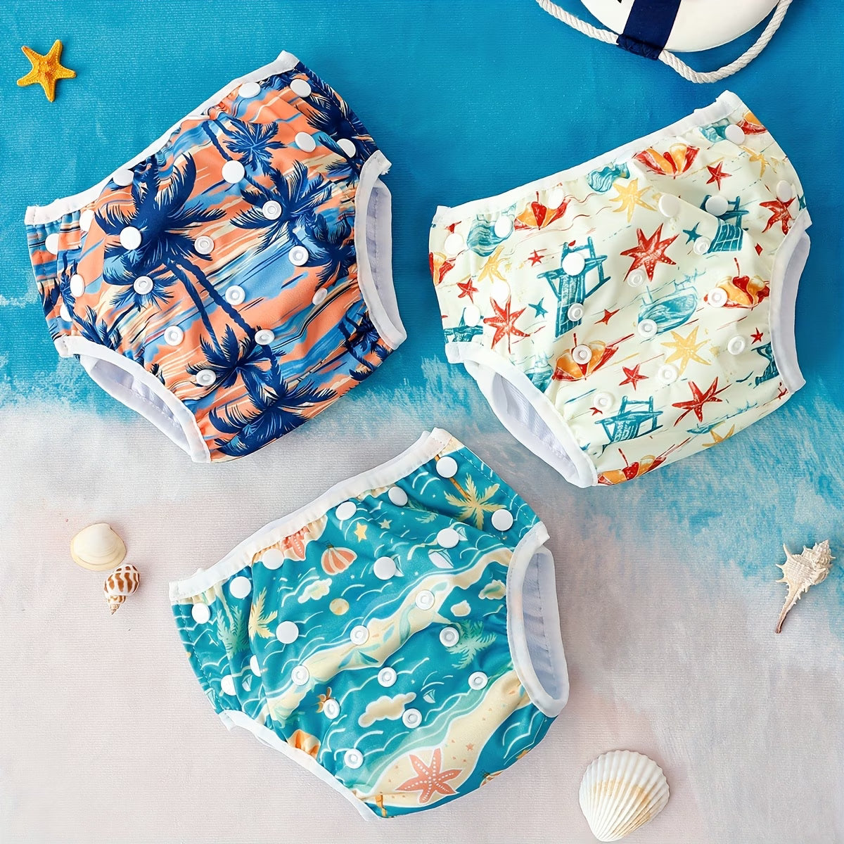 Reusable Swim Diaper - 3pk
