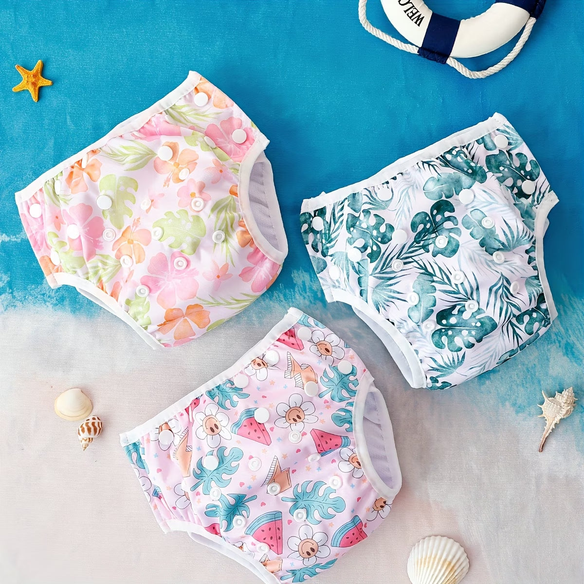 Reusable Swim Diaper - 3pk