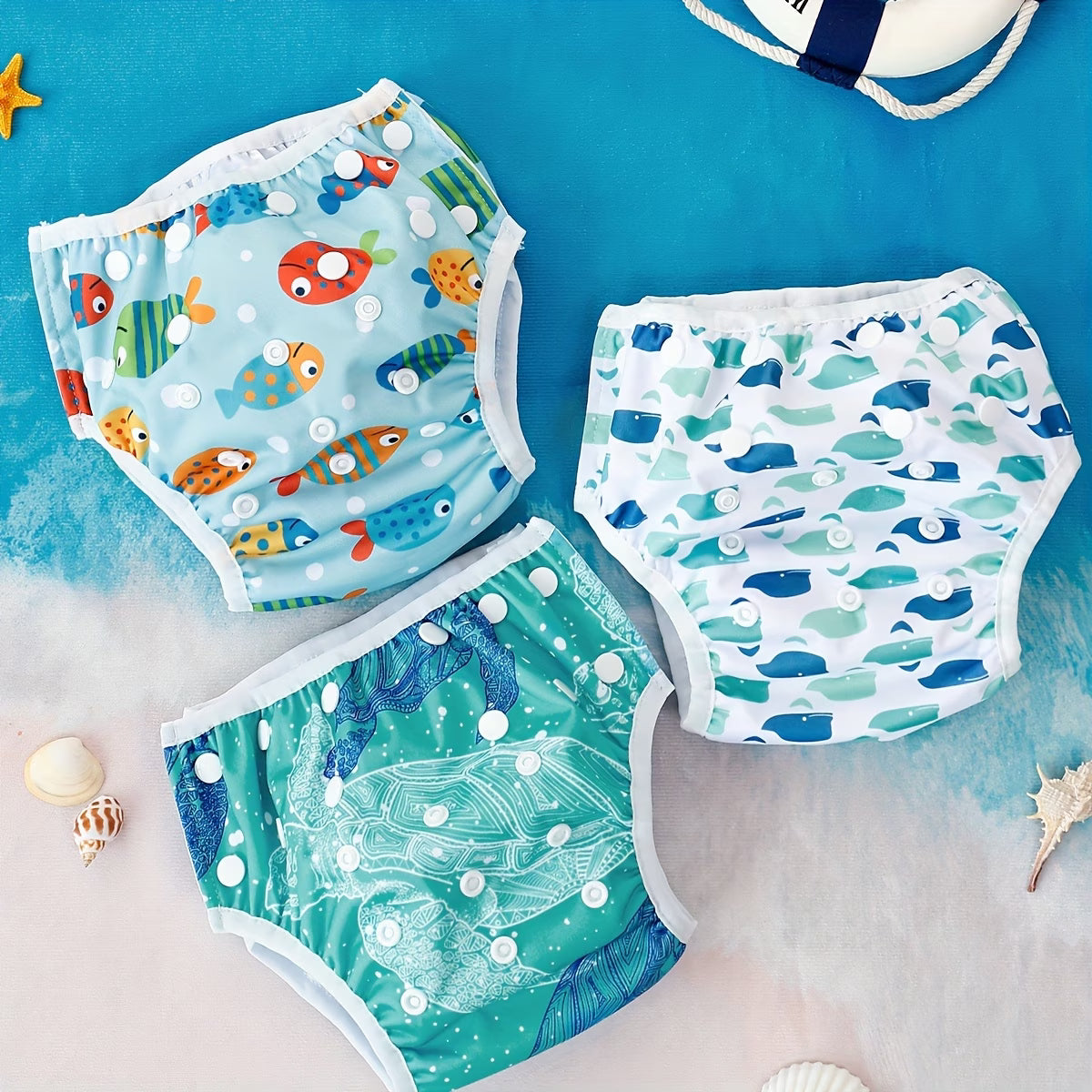 Reusable Swim Diaper - 3pk